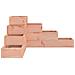 Fioriera Giardino 4 Ripiani 80,5x79x36cm Legno Massello Douglas - Foto miniatura 4