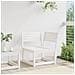 Divano Angolare Giardino Bianco 73x73x78 Cm Legno Massello Pino - Foto miniatura 3