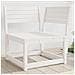 Divano Angolare Giardino Bianco 73x73x78 Cm Legno Massello Pino - Foto miniatura 1