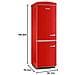 Frigorifero Combinato Rkg8887 Total No Frost Multi Air Flow Classe E Capacità Netta 315 Litri Colore Rosso - Foto miniatura 6