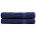 Asciugamani Premium SOLUND 2 pz Blu Navy 100x200cm 600gsm - Foto miniatura 1