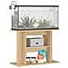 Supporto Acquario 80x35x60cm in Legno Multistrato Rovere Sonoma - Foto miniatura 2