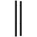 Set 2 Pali In Ferro Dario 8x8cm H. 190cm Nero Opaco - Foto miniatura 6