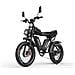 Q20 Bicicletta Elettrica - Doppio Motore 750w*2 Doppio Batteria 48v20ah*2 Ruote 20 Pollici Freno A Disco Idraulico - Nero - Foto miniatura 1