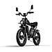 Q20 Bicicletta Elettrica - Doppio Motore 750w*2 Doppio Batteria 48v20ah*2 Ruote 20 Pollici Freno A Disco Idraulico - Nero - Foto miniatura 4