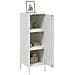 Credenza Bianca 36x39x113 Cm In Acciaio - Foto miniatura 7