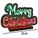 Scritta Merry Christmas Infinity 32cm Addobbo Luminoso Decorazione Led Natalizia - Foto miniatura 3