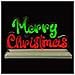Scritta Merry Christmas Infinity 32cm Addobbo Luminoso Decorazione Led Natalizia - Foto miniatura 4