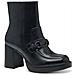 Black Elegant Closed Booties Stivaletti Pelle Scarpe Donna Nero Eu 39, 1-25358-41 001 - Foto miniatura 1