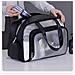 Elegante Borsa Sportiva Da Nuoto Con Separazione Asciutto/bagnato Black - Foto miniatura 4