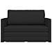 Divano letto 2-in-1 Nero 124x71x78 cm Tessuto - Foto miniatura 6