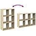 Libreria Divisorio Rovere Sonoma 69,5x29x103,5 cm in Truciolato - Foto miniatura 8