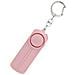 Allarme Di Sicurezza Personale Da 130db Con Luce Led - Attivazione Ad Anello, Alimentato A Batteria Pink - Foto miniatura 2