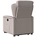Poltrona Alzapersona Reclinabile Elettrica Tortora in Tessuto - Foto miniatura 7