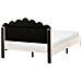Letto Velluto Sauvian 140 X 200 Cm Beige - Foto miniatura 5