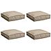 Cuscino per seduta pallet 4 pcs Talpa 40 x 40 x 8 cm - Foto miniatura 1