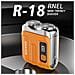 Mini Rasoio Elettrico Con Display Digitale - Rasoio Portatile Da Viaggio Per Uomo E Donna Orange - Foto miniatura 3