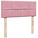Pouf Letto con Materasso Rosa 120x190 cm Velluto - Foto miniatura 8