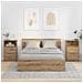 Comodini con cassetto 2 pcs Rovere artigianale 40 x 30 x 467 cm - Foto miniatura 2