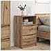 Comodini con cassetto 2 pcs Rovere artigianale 40 x 30 x 467 cm - Foto miniatura 4