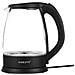 Bollitore Elettrico Da 1500 W In Vetro Da 2 L Con Base Girevole A 360, Nero - Foto miniatura 1