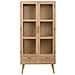 Vetrina In Mdf E Griglia, Marrone, 72x40,5x158,5 Cm - Foto miniatura 3