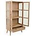 Vetrina In Mdf E Griglia, Marrone, 72x40,5x158,5 Cm - Foto miniatura 4