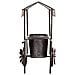 Carrello Portafiori In Metallo 37,5x21x37h - Foto miniatura 4