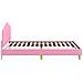 Struttura letto bambini con testata Rosa 90 x 190 cm Tessuto - Foto miniatura 6