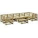 Set Divani da Giardino 8 pz in Legno Impregnato di Pino - Foto miniatura 1