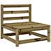 Set Divani da Giardino 8 pz in Legno Impregnato di Pino - Foto miniatura 5