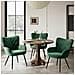 Sedia Moderna Con Motivo Fogliare - Design Semplice E Naturale, Versatile Per Soggiorno E Ufficio, Verde - Foto miniatura 8