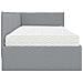 Struttura Letto Angolare con Materasso 2 pcs Grigio chiaro - Foto miniatura 8