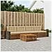 Set di divani da esterno con cuscino 5 pcs Naturale e Beige - Foto miniatura 2