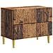 Comodino Legno antico 62 x 34,5 x 48 cm Legno ingegnerizzato - Foto miniatura 1