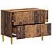 Comodino Legno antico 62 x 34,5 x 48 cm Legno ingegnerizzato - Foto miniatura 2