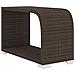 Set Divani da Giardino 10 pz con Cuscini in Polyrattan Marrone - Foto miniatura 8