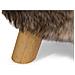 Sgabello Poggiapiedi Ottomano In Pelle Marrone Beige - Topeka - Foto miniatura 28
