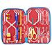 Astuccio Completo 3 Zip Spiderman Accessoriato Bambini Scuola - Foto miniatura 3