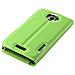 Custodia Compatibile Con Htc One X / X+ In Verde Menta - Coperchio Protettiva Con Chiusura Magnetica, Funzione Stand E Tasca Per Le Carte - Foto miniatura 2