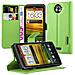 Custodia Compatibile Con Htc One X / X+ In Verde Menta - Coperchio Protettiva Con Chiusura Magnetica, Funzione Stand E Tasca Per Le Carte - Foto miniatura 1