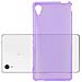 Custodia Compatibile Con Sony Xperia M4 Aqua In Viola Trasparente - Coperchio Protettivo In Silicone Tpu Flessibile - Foto miniatura 1