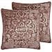 Set Di 2 Cuscini Rosa 45 X 45 Cm Pinsk - Foto miniatura 1