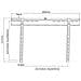 Supporto A Parete Per Monitor Tv 32-70"" Fisso, Ultrapiatto, Pro-ss800 - Foto miniatura 2