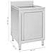 Mobiletto da Cucina con Lavandino in Acciaio Inox 60x60x96 cm - Foto miniatura 4