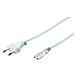 Cavo di Alimentazione di Ricambio per Notebook Bianco 1.5 m PE030715W - Foto miniatura 1