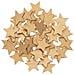 Coriandoli Stella In Legno Dorato - Foto miniatura 1