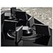 Piano Cottura a Gas Serie 800 Flamelight 4 Fuochi Gas 60 cm Colore Nero - Foto miniatura 8