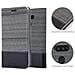 Custodia Compatibile Con Lg K50s In Grigio Nero - Coperchio Protettiva Con Chiusura Magnetica, Funzione Stand E Tasca Per Le Carte - Foto miniatura 6