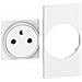 Cover+top Living Now Per Presa Standard Franco / belga 2 Moduli - Bianco Kw55f - Foto miniatura 1